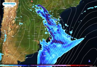 Semana termina com novo processo de formação de ciclone e mais alertas de tempo severo na Região Sul