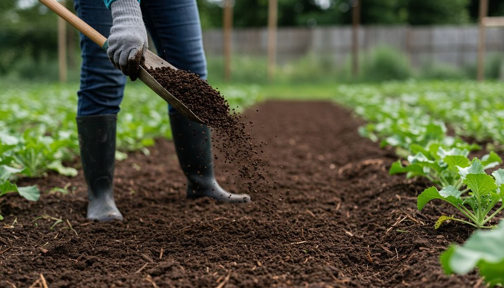 compost Un suelo rico en materia orgánica resiste mejor la compactación y la erosión.