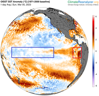 Señales del fenómeno de El Niño aparecen en las costas de Perú y Ecuador