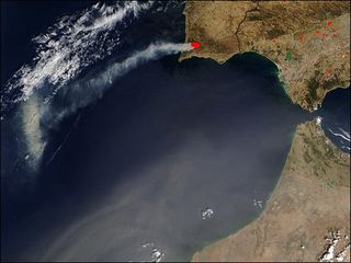 Señales desde el espacio de las zonas calcinadas en la península Ibérica