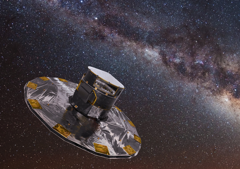 Gaia Telescope had to stop data transmission for a while after being hit twice