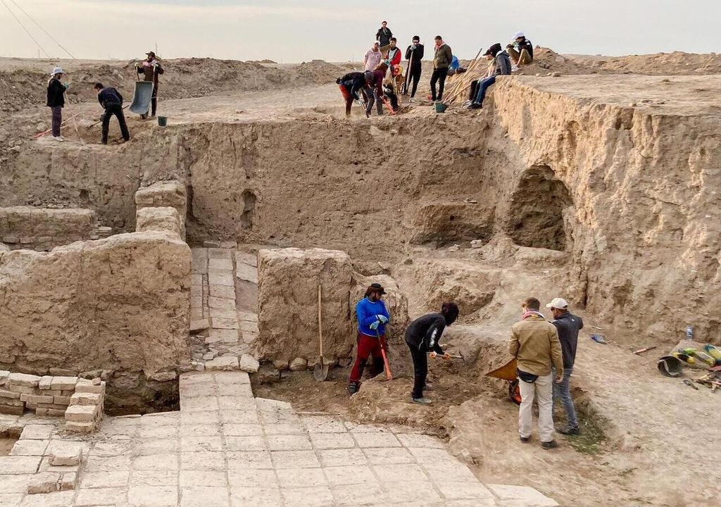 Heidelberger Grabungsarbeiten im antiken Ninive.