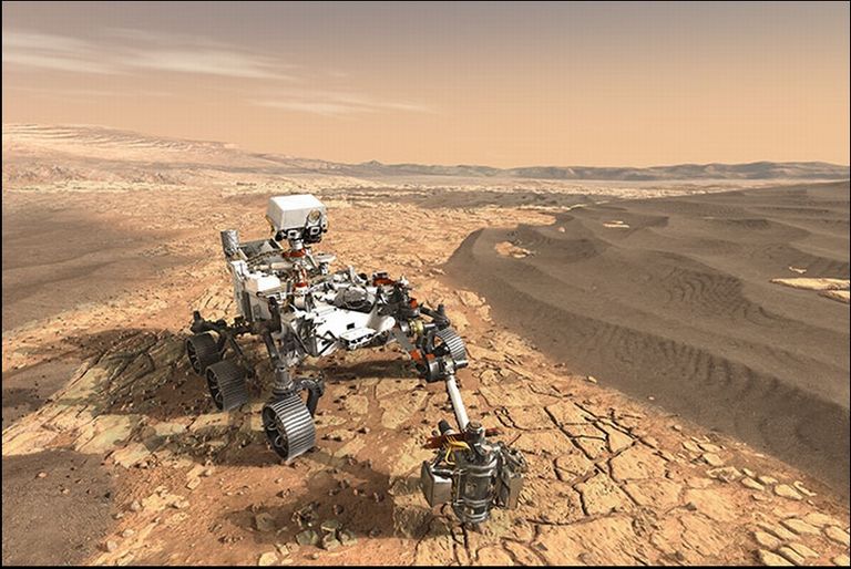 Recreación del rover que explorará Marte en la misión Mars 2020. Imagen: NASA/JPL-Caltech Recreación del rover que explorará Marte en la misión Mars 2020. Imagen: NASA/JPL-Caltech