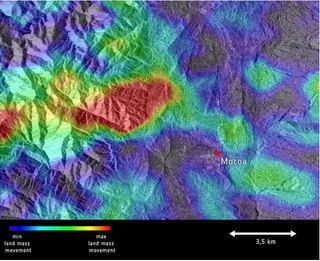 Sentinel-1 ve los deslizamientos de Mocoa, Colombia