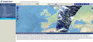 Sentinel-3 en la página EUMETView