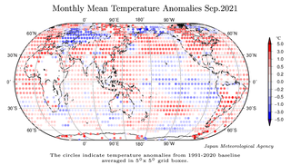 Septiembre 2021 a nivel global: el 3º más cálido