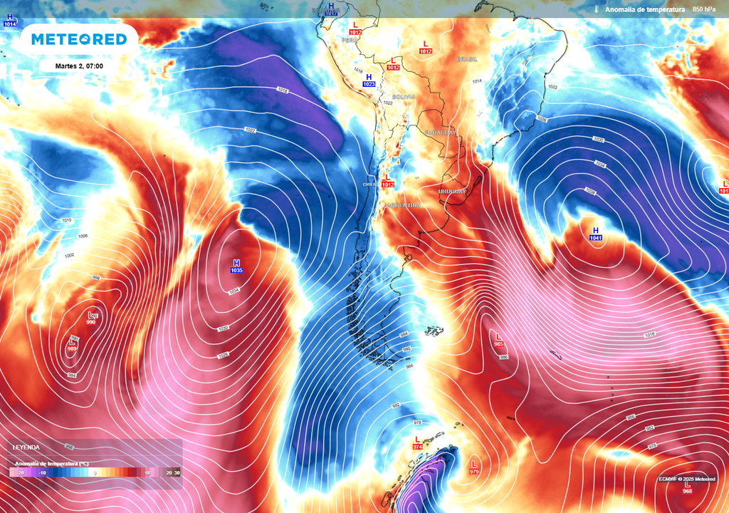 anomalía de temperatura