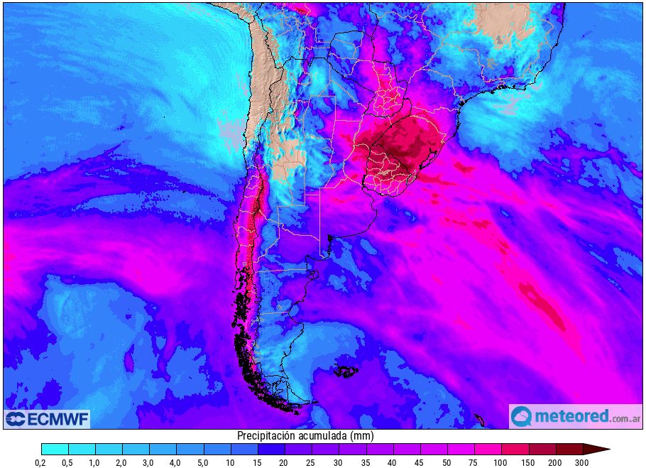 Lluvias modelo ECMWF