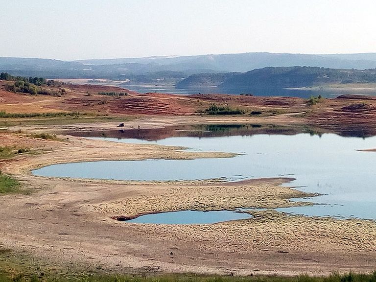 Embalse de Buendía, al 13% de su capacidad. Embalse de Buendía, al 13% de su capacidad.