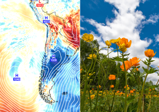 Septiembre llega con frío, viento y lluvias: así comienza la primavera meteorológica en Chile según el ECMWF