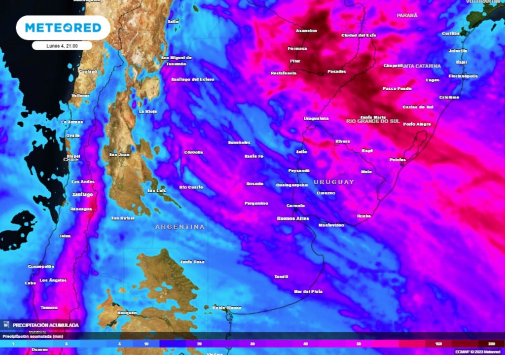 Alerta septiembre Argentina lluvias tormentas fuertes Santa Rosa