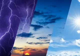 Septiembre se despide con río atmosférico, tormentas eléctricas, frío y también calor