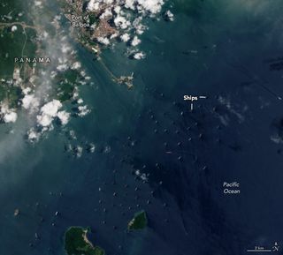 Sequía en Panamá y colapso en el tráfico marítimo del Canal