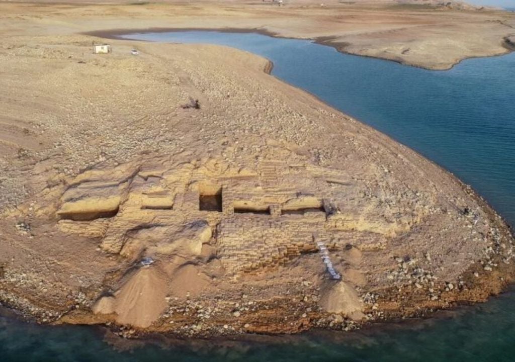 Irak sequía ciudad antigua Zakhiku