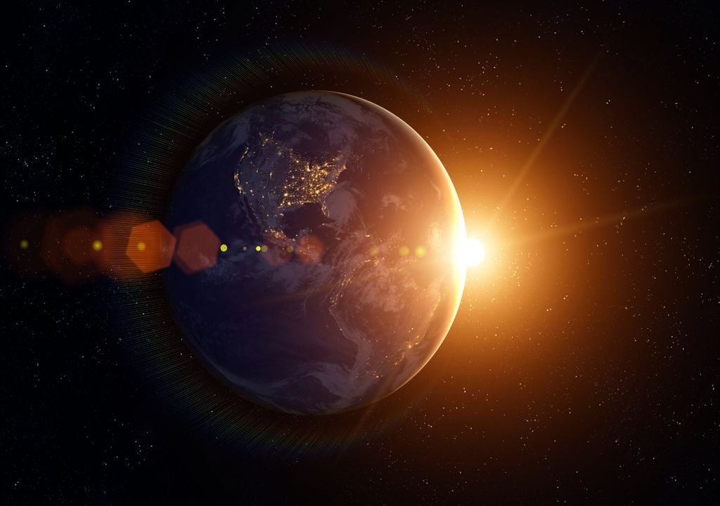 Sol; Terra; água; espaço; astronomia