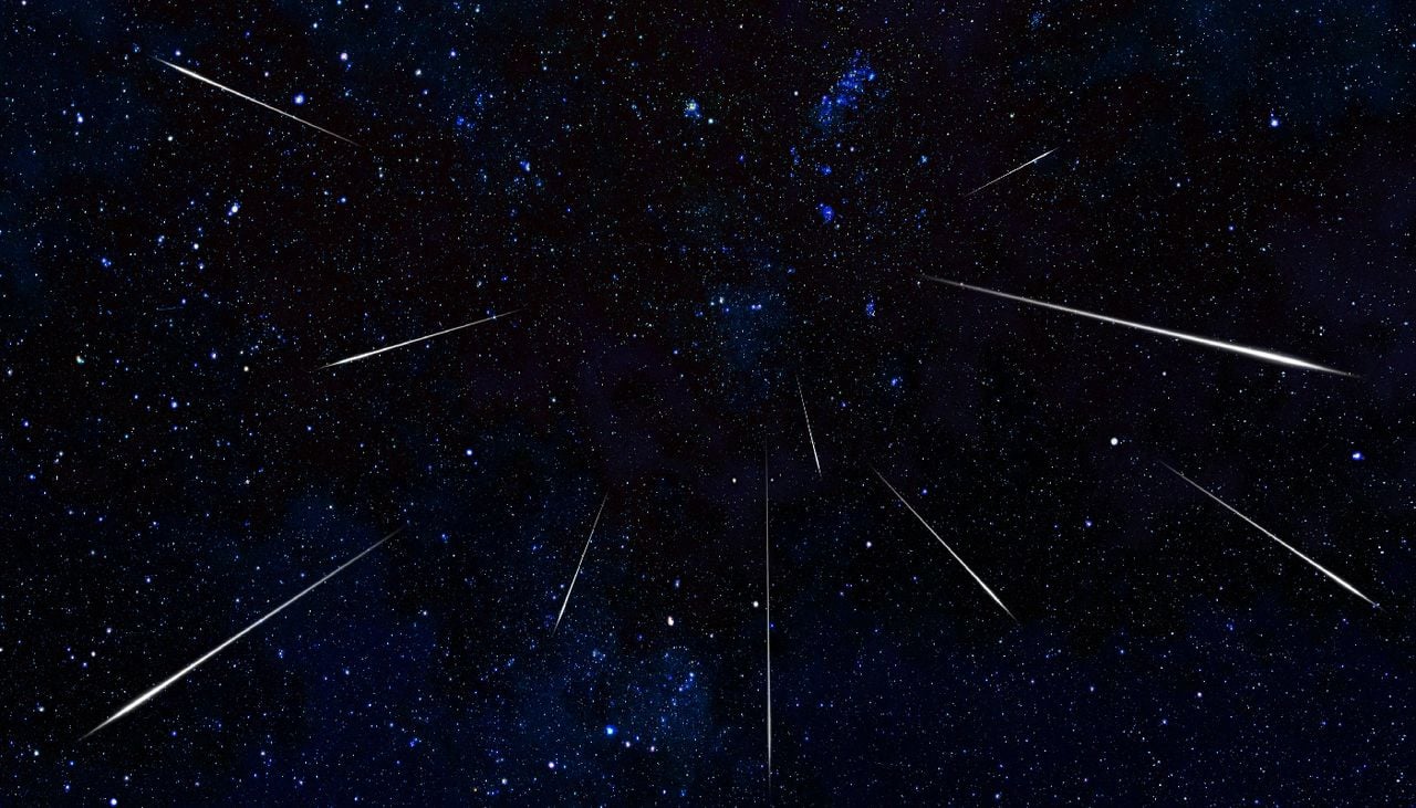 Le Tauridi di inizio Novembre sembreranno provenire da una stessa direzione, il radiante, nella costellazione del Toro.