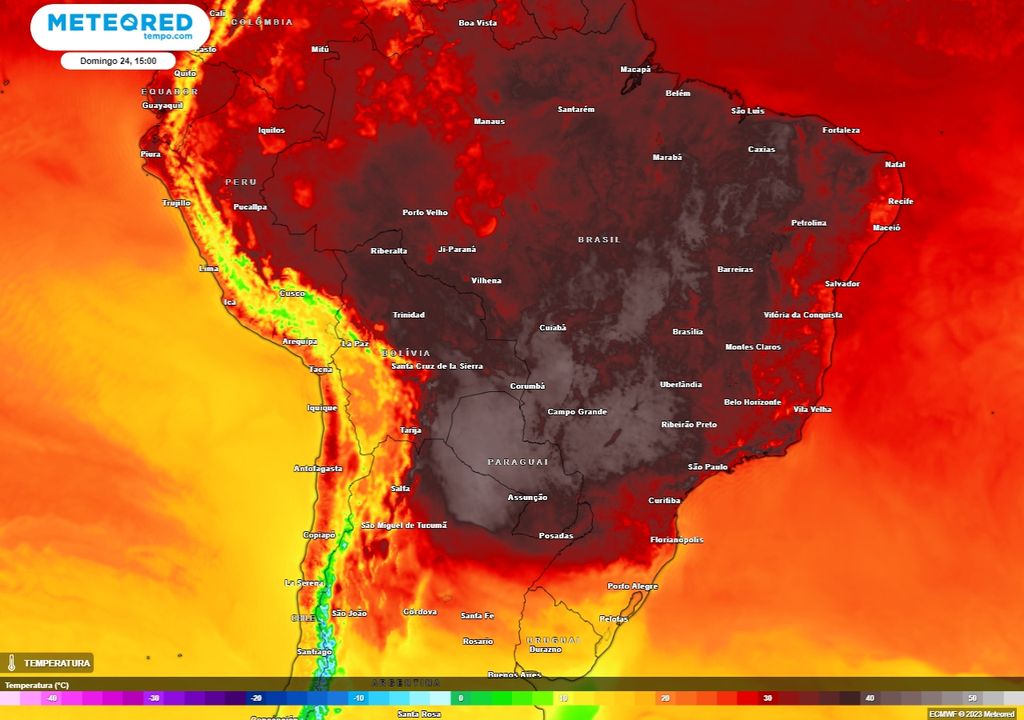Onda de calor Brasil