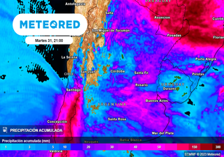 Servicio Meteorológico Nacional: alerta por tormentas fuertes en el centro de Argentina