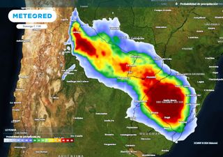 El Servicio Meteorológico Nacional alerta por tormentas fuertes en el norte de Argentina 