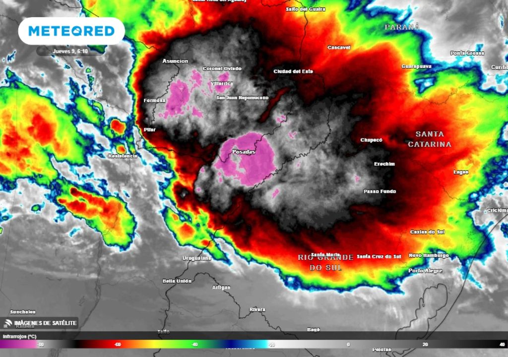 Tormentas fuertes Argentina Alerta