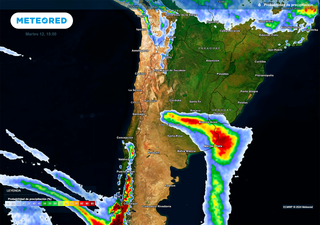 El Servicio Meteorológico Nacional alerta por tormentas en el centro de Argentina y por calor extremo en el norte