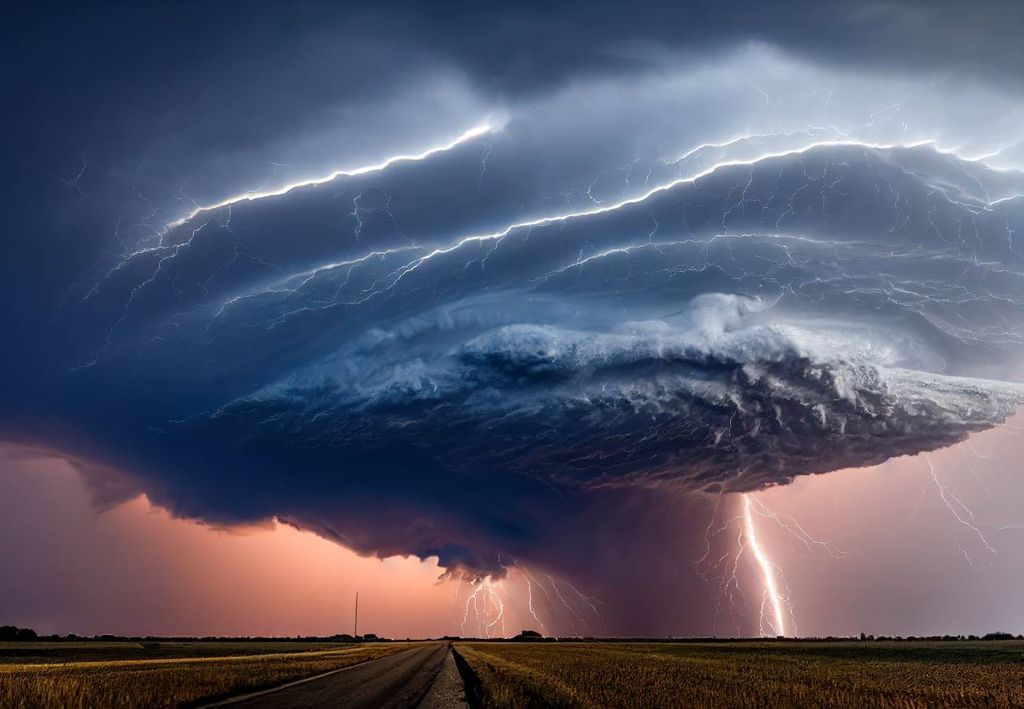 Estão previstas tempestades intensas com granizo, raios, rajadas de vento e chuvas intensas em diversas áreas. Estão previstas tempestades intensas com granizo, raios, rajadas de vento e chuvas intensas em diversas áreas.