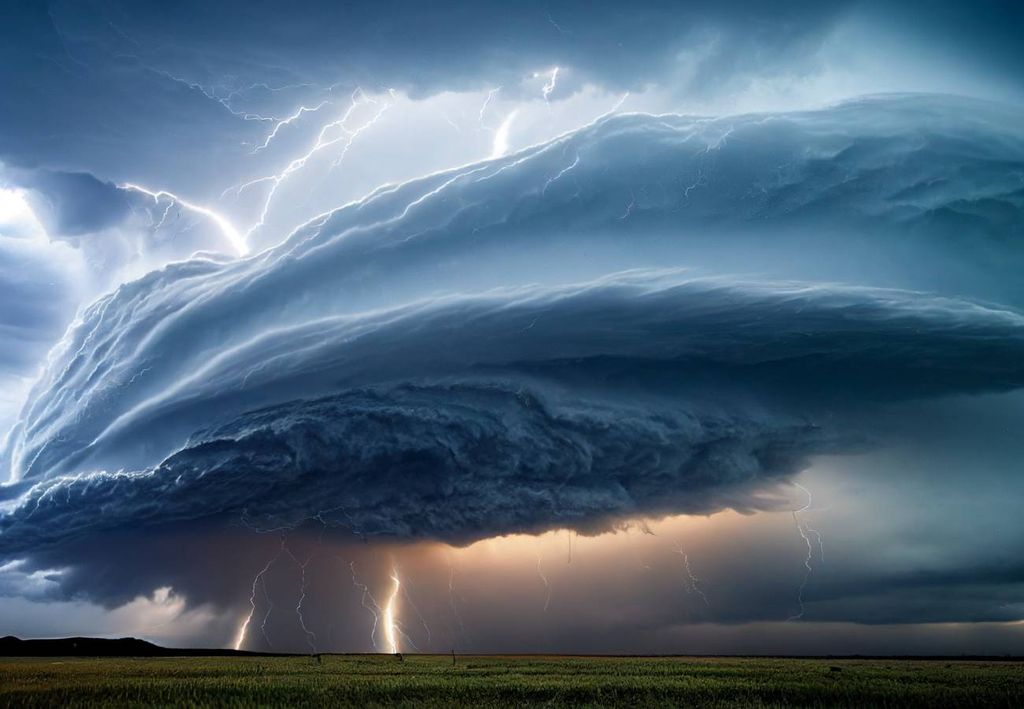 O mês de setembro vai iniciar com chuvas acima da média no Rio Grande do Sul devido a tempestades intensas relacionadas à frente fria.