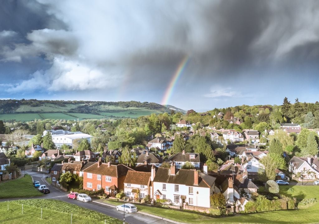 Rainbows and showers