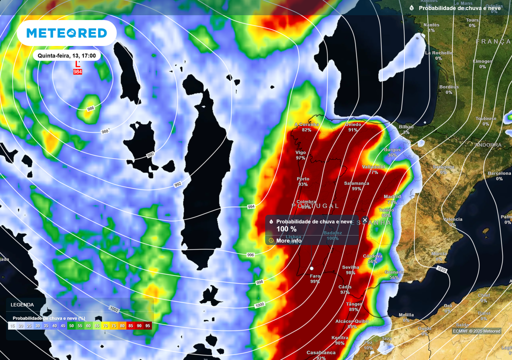 probabilidade de chuva