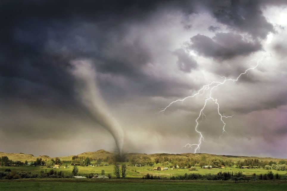 Severe thunderstorms in Texas