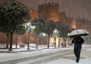 Intenso tiempo invernal ocurre en España