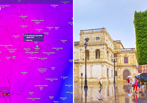 Sevilla se prepara para la llegada de fuertes lluvias y bajada de temperaturas: estos serán los 2 días más complicados