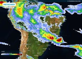Sexta-feira sob alerta de chuvas intensas e para o risco de tempestades em 20 estados do Brasil