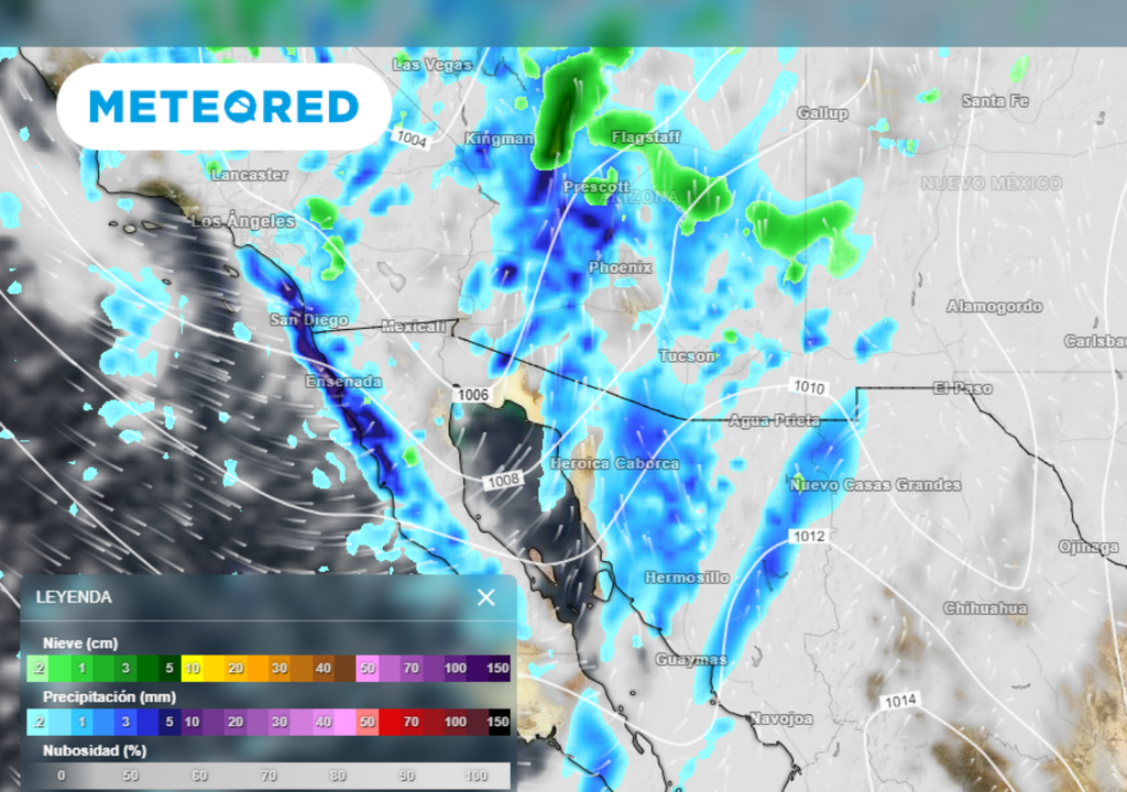 La sexta tormenta invernal traerá lluvias y nieve a México.