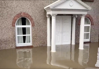 Shocking video shows village of Fishlake under water