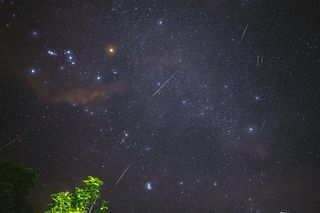 Shooting Stars Descend: The Magnificence of the Eta Aquarids Meteor Shower