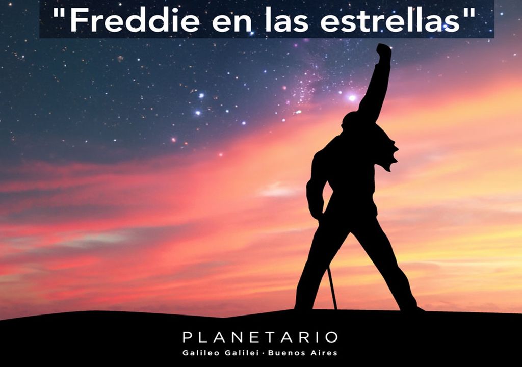 El Planetario Galileo Galilei de Buenos Aires presenta el show gratuito: "Freddie Mercury en las estrellas"