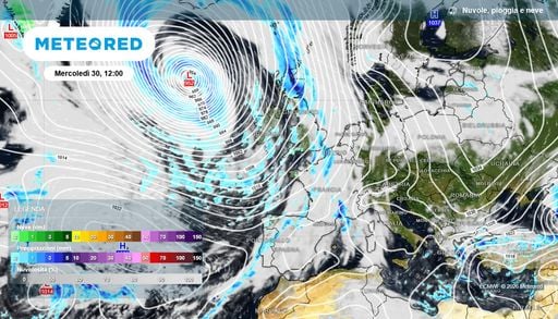 Si &egrave; aperta la porta atlantica: da domenica 4 ottobre la prima ondata di maltempo autunnale potrebbe colpire l'Italia