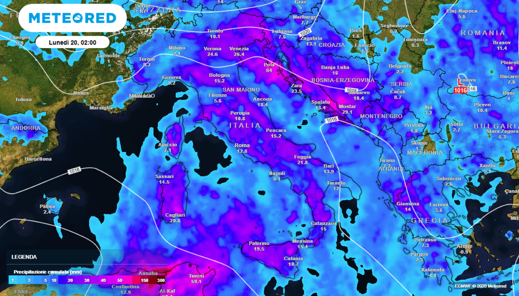 Meteo Aprile. L'instabilità potrebbe caratterizzare anche la parte finale di aprile.