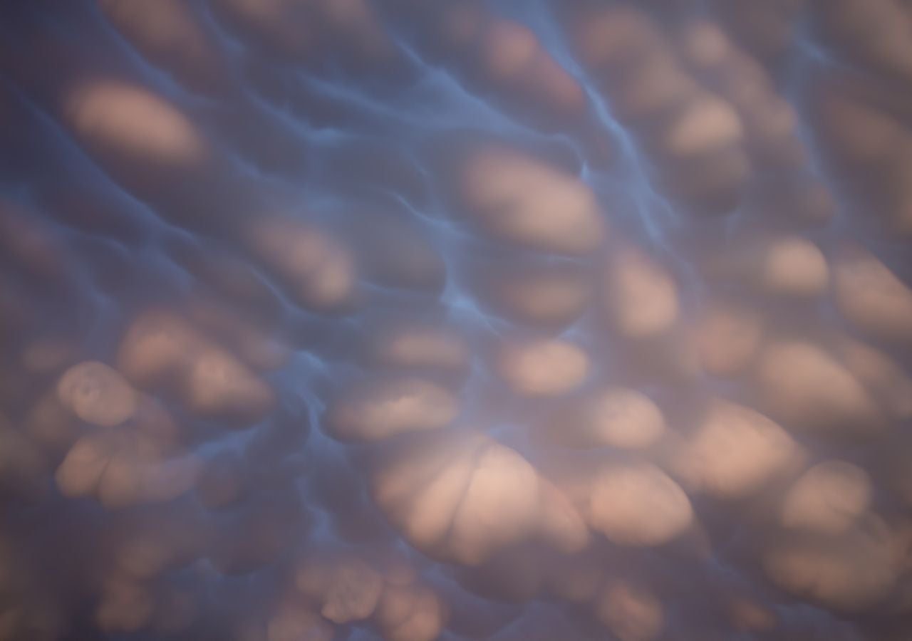 Las nubes mastodónticas son de las más espectaculares que existen.