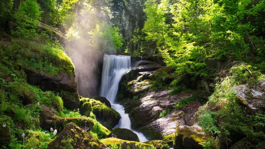 Erfrischendes Spektakel: Deutschlands höchste Wasserfälle. Foto: Adobe Stock