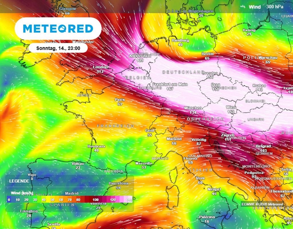 jetstream, wetter, deutschland Der Jetstream liegt ab dem Wochenende genau über Deutschland und bildet eine Art Wettergrenze. Der Südwesten unseres Landes wird immer wärmer, der Nordosten bleibt eher frisch.