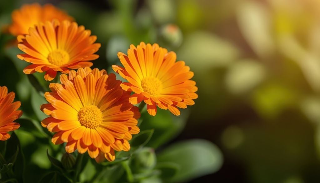calendula La caléndula puede ser generosa durante varios meses: con buenas condiciones, la floración puede prolongarse desde la primavera hasta el otoño.