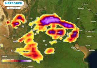 Siete provincias en alerta por tormentas fuertes y cambios de tiempo para comenzar la semana laboral “corta”