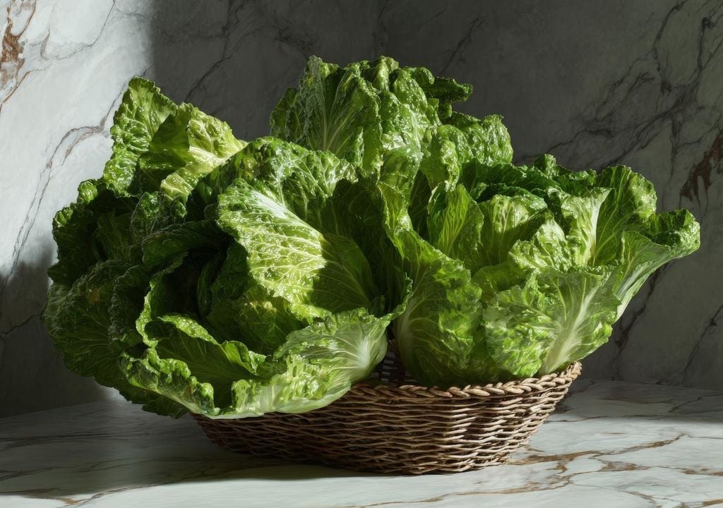 Las lechugas de hoja suelta son perfectas para canastos colgantes porque permiten cosechas continuas.