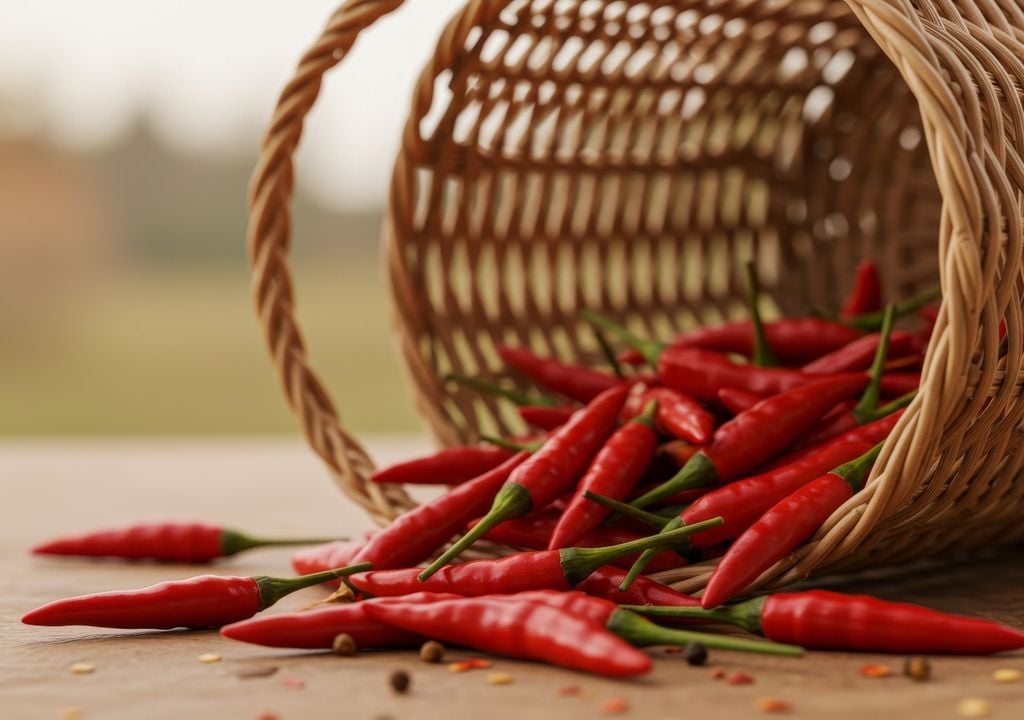 Muchas variedades de pimientos compactos se adaptan bien a macetas y canastos colgantes