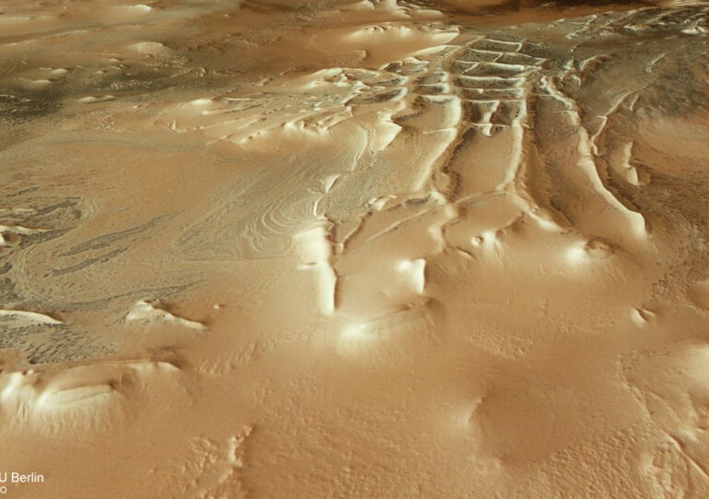 Ciudad inca en Marte.