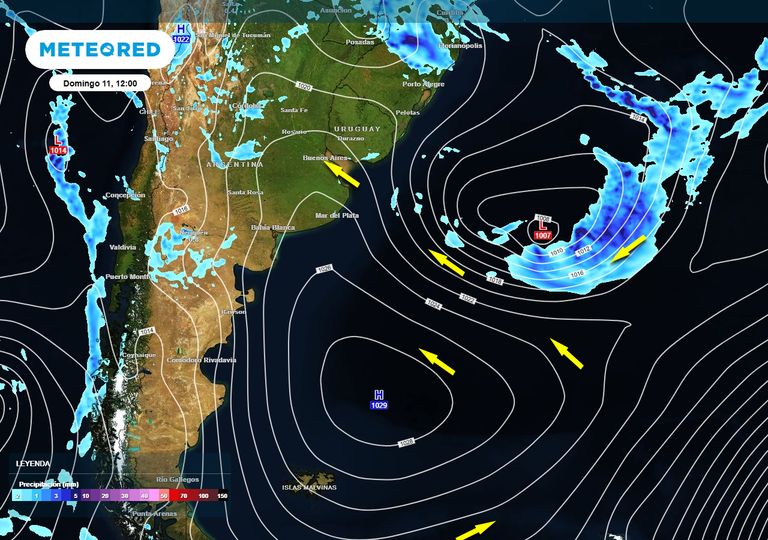 Sigue el bloqueo en el AMBA: cu&aacute;ndo vuelven los d&iacute;as primaverales tras jornadas de nubes, lloviznas y viento del este