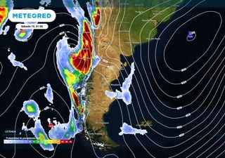Sigue el tiempo inestable en la Patagonia con lluvias y nevadas, pero Tierra del Fuego quedar&aacute; al margen