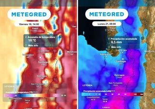 Sigue la ola de calor en Santiago, pero este d&iacute;a cambia el tiempo: vuelven las lluvias a la RM